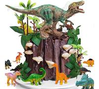 Dinosaur Birthday Cake Decorations Dinosaur Eggs Leaves Trees Cake Decorations Boys Themed Party Cake Decorations