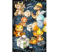 Dinosaur Birthday Notebook: Cute Dinosaur Notebook for Kids - Dino Draw and Write Journal | Primary Composition Notebook for Grades K-2