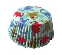 Dinosaur birthday Paper Muffin Cupcake Liners case Baking Cups 100 pcs,Standard Size 2x1.25inch (dinosaur)