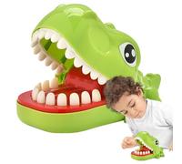 Dinosaur Bite Finger Toy - Interactive Board Tricky Game With Sounds, Tabletop Puzzle Activity, Fast Reaction Fun Games For Kids Or Family, Perfect For Ages 4 And Up Boys Girls