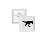 Dinosaur Black Bones Die Out PBT Keycaps for Mechanical Keyboard White OEM No Marking Print