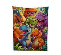 Dinosaur Blanket Throw for Boys,3D Jurassic Digital Print,Kids Dinosaur Throw Blanket,Fluffy Cozy flannel Blanket with Vibrant Colors Cute Design,Couch Sofa Blanket Throw 150 * 200cm