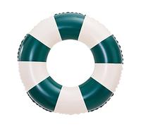 Dinosaur Blow up Pool Slide Pool Ring Green Stripes Classic Striped Inner Tubes Inflatable Floats Floaties Water Toys For Non Inflatable Swimming for Kids (Green, G)