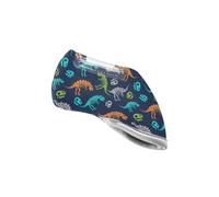 Dinosaur Bone Blue pattern Golf Iron Head Covers with Easy On Off Thick Protective Design Scratch Resistant Fit All Brands Irons