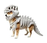 Dinosaur Bone Dog Costume Cosplay Dress Up Skeleton | Cat Halloween Costumes Dinosaur Pet Apartment, Stage Performance, Themed Party, Photography, Events, Carnival, Friend