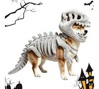 Dinosaur Bone Pet Costume Dress Up Skeleton Clothes | Dog Halloween Costumes Dinosaur for Home Apartment Stage Performance Themed Party Photography Events Carnival Dress Up