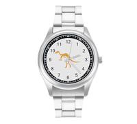 Dinosaur Bones Quartz Watch Alloy Watch Dress Decorative for Business Men Women with Design Pattern Print