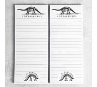 Dinosaur (Bones) Refrigerator Notepads, Note-A-Saurus - Set of 2 Pads - Notes, to Do List, Grocery List