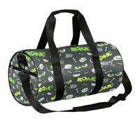 Dinosaur Bones Sports Gym Bag Duffel Bags Workout Lightweight Shoulder Weekender Bag Travel Duffel Bag for Men Women(Cartoon Pattern), Dinosaur Bones, 17.6(L) x 9(W) x 9(H) inch