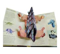 Dinosaur Book,3D Complete Illustrated Encyclopedia Dinosaur - Immersive Educational Toys Animal for Collectors Lovers Classroom Library Homeschool Travel