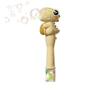 Dinosaur Bubble Blower - Electric Automatic Foam Generator, Portable Rechargeable Air Device, Cute Animal Design Providing Endless Bubbles | Play Equipment Ideal Children Garden Events Holidays