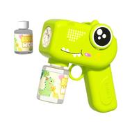 Dinosaur Bubble Machine - 14.5cm Automatic Electric Bubble with Lights | Portable Bubble Blower 5000+ Bubbles/min For | Outdoor Garden Party Toy