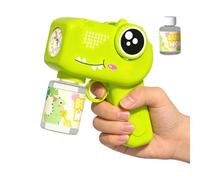 Dinosaur Bubble Machine - 14.5x14.3cm Handheld Portable Soap Dispenser With Lights And Sound | Bubble Blower Machine | For Kids Boys For Birthday, Easter, New Year, Backyard, Bath, Summer, Beach, Play