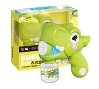 Dinosaur Bubble Machine - ABS Small 21 x 13 cm Leak-Proof | BubbleWand Toy with DinosaurDesign OutdoorPlay Party Fun Handheld Bubble Maker | Outdoor Recreation for Preschool Learning