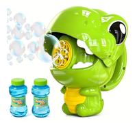 Dinosaur Bubble Machine for Toddlers Kids Pets Rechargeable Dino Bubble Gun