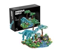 Dinosaur Building Blocks Set- 541PCS Brachiosaurus Bricks Kit, Dino Park Scene View, STEM Educationa Toy, Home Office Decor, Animal Model, Creative Gift for Adult Kid