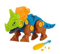 Dinosaur Building Toys for Kids Take Apart Construction Set with Drill Learning Educational for Boys Girls Ages 4 5 6 7 8 Years Old (A, One Size)