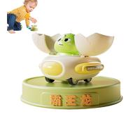 Dinosaur Bumper Car - Ride On Vehicle, Dinosaur Egg Deformation Design, Educational Racing Toy, Sturdy Safe Construction, Interactive Play Details, Use for Indoor Outdoor Entertainment Learning