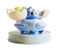 Dinosaur Bumper Car - Ride On Vehicle, Dinosaur Egg Deformation Design, Educational Racing Toy, Sturdy Safe Construction, Interactive Play Details, Use for Indoor Outdoor Entertainment Learning