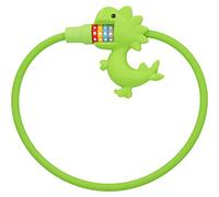 Fischer 50659 Dinosaur Cable Lock, Green