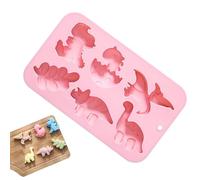 Dinosaur Cake Molds - Jurassic Period Treats Tray, Prehistoric Creature Baking Pan with Non Stick, Flexible Silicone Material Pop Out, Ideal for Making Kids Party Desserts