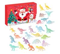 Dinosaur Calendar Advent | Luminous Educational Christmas 2025,Animal Countdown Calendar Toys - for Birthday Festival Decoration Home School Desktop Shelf Cabinet