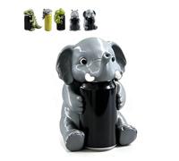 Dinosaur Can Cover Reusable 3D Printed Funny Animal Beverage Sleeve | Dust Guard Lid, Soda & Beer Compatible, Camping & Picnics, Party Accessory, Novelty Design