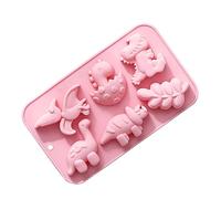 Dinosaur Candy Silicone Mold, Dinosaur Cake Mold, Assorted Dinosaur Silicone Molds with 6 Cavities | Dinosaur Gummy Mold for Dessert Mousse,