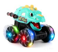 Dinosaur Car Toy - Car Toy Model With Light, Press-To-Control Vehicle | Light-Up Prehistoric Adventure Toys Set, Jurassic Electric Dinosaur Cars With Sounds For Kids Boys Toddler Birthday Parties