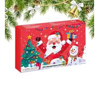 Dinosaur Christmas Advent Countdown Calendar, 24 Days Dinosaur Figures Toy Collectibles Countdown Calendar 2025, Stocking Stuffers Animal Figurines for Interactive Learning School Nursery Desktop Kids