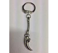 Dinosaur Claw PJ/CP made of fine English Pewter on a snake keyring