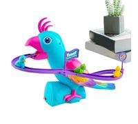 Dinosaur Climbing Toy | Duck Parrot Climb Stairs Toy,Engaging Dinosaur Chasing Track with Lights & Music for Birthday