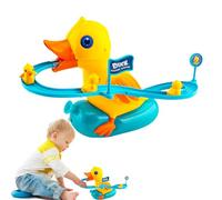 Dinosaur Climbing Toy - Escalator Race Track With Duck parrots, Joyful Lights And Music Features | Fun Chasing Track Game For Children Kids Birthday Playroom Entertainment Learning Gift Toy More Fun