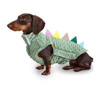 Dinosaur Clothing Dog Shirt, Made of Polyester Fiber and Skin Friendly Fabric, with Cute and Playful Silhouette Design, Dinosaur Design Dachshund Dog Pet Clothing