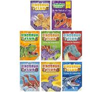 Dinosaur Club Series 8 Books Collection Set (A Triceratops Charge, The T-Rex Attack, Saving the Stegosaurus, Tracking the Diplodocus, The Compsognathus Chase, Catching the Velociraptor & 2 More…)