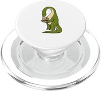 Dinosaur Coffee Cute Lizards Reptile T-Rex PopSockets PopGrip for MagSafe