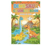 Dinosaur Coloring Book: 20 Prehistoric Adventure Pages | Bold & Easy Patterns for Ages 4-8
