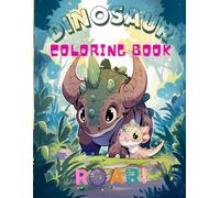 Dinosaur coloring book.: 52 cute baby dinosaurs illustrations to color for fun and creativity.