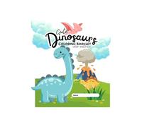 Dinosaur Coloring Book For Adults and Kids Fun Interactive Activity Book