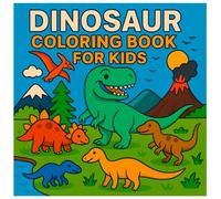 Dinosaur Coloring Book for Kids | Dinosaur Coloring Book for Toddlers | Fun Educational Coloring Book: Coloring Book, Coloring Book Ages 2-8, Educational Coloring Book, Fun Craft Book for Kids