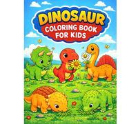 Dinosaur Coloring Book for Kids: Fun and Easy Coloring Pages