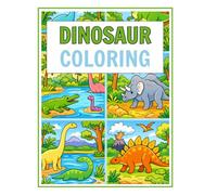Dinosaur Coloring: Coloring Book for Kids Ages 2-10
