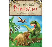 Dinosaur colouring book for children age 6-12: 50 beautiful drawings of wild saurians in their prehistoric landscape. An exciting adventure into prehistory for young primary school artists