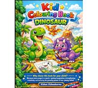 Dinosaur Colouring Book for Kids Ages 3-6: 23 Unique Dinosaurs Designs