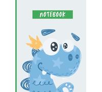 Dinosaur Composition Notebook: Cute Lined Notebook for Kids, School Notes, Homework & Writing - 110 Page Composition Book - Wide Ruled