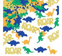Dinosaur Confetti, Roar Birthday Party, Dinosaur Themed Baby Shower & Birthday Supplies, Table Scatter For Prehistoric Party, Dino Party (210 Pcs)