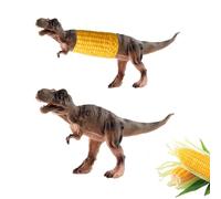 Dinosaur Corn Cob Holders, Stainless Steel Reusable Corn On The Cob Holders, Cute Dinosaur Cob Holder, Barbecue Skewers for Kids, Easy to Clean, for BBQs, Picnics & Family Dinners