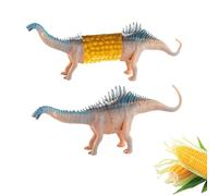 Dinosaur Corn Cob Holders, Stainless Steel Reusable Corn On The Cob Holders, Cute Dinosaur Cob Holder, Barbecue Skewers for Kids, Easy to Clean, for BBQs, Picnics & Family Dinners