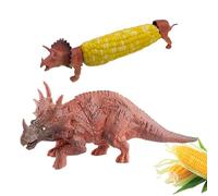 Dinosaur Corn Cob Holders, Stainless Steel Reusable Corn On The Cob Holders, Cute Dinosaur Cob Holder, Barbecue Skewers for Kids, Easy to Clean, for BBQs, Picnics & Family Dinners