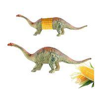 Dinosaur Corn Cob Holders, Stainless Steel Reusable Corn On The Cob Holders, Cute Dinosaur Cob Holder, Barbecue Skewers for Kids, Easy to Clean, for BBQs, Picnics & Family Dinners